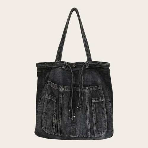Petit tote bag en jeans