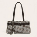Sac épaule carreaux vintage