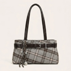 Sac épaule carreaux vintage