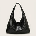 Sac hobo cuir vegan verni