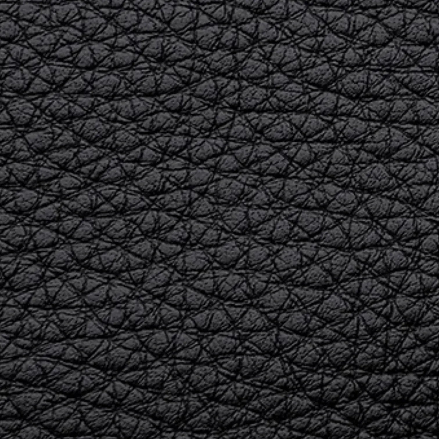 Grand sac a main en cuir grainé Noir