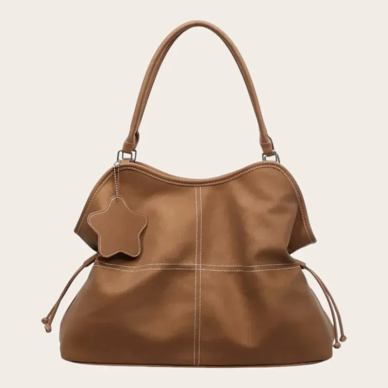 Grand sac épaule étoile surpiquer