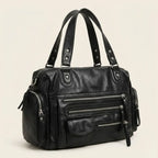 Grand sac multi-zips rock noir