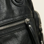 Grand sac multi-zips rock noir