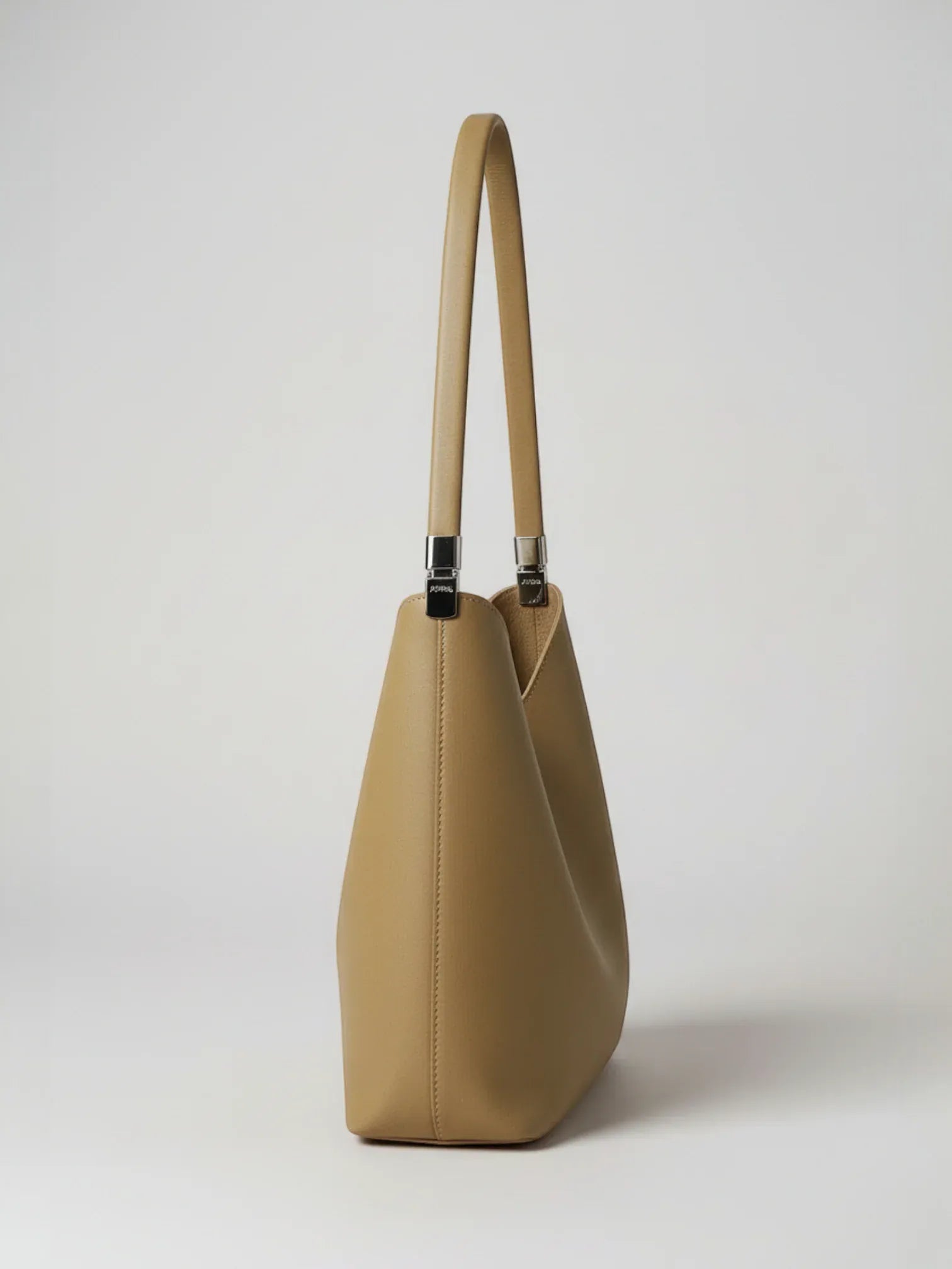 Grand sac seau en daim Khaki