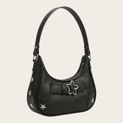 Mini sac bandoulière étoile Noir