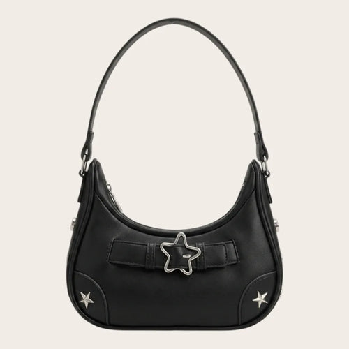 Mini sac bandoulière étoile Noir