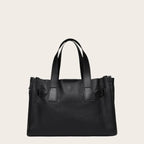 Petit sac a main large en cuir Noir