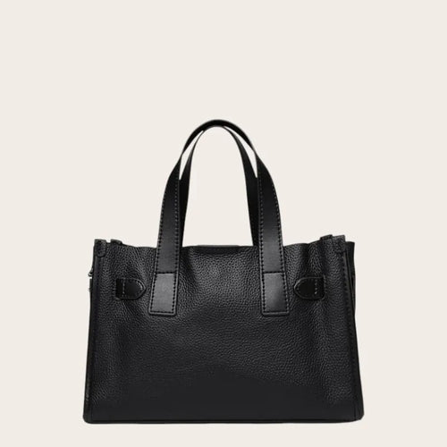 Petit sac a main large en cuir Noir