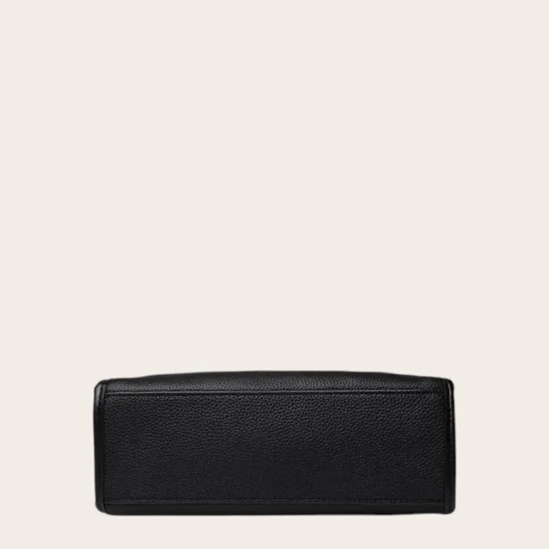 Petit sac a main large en cuir Noir