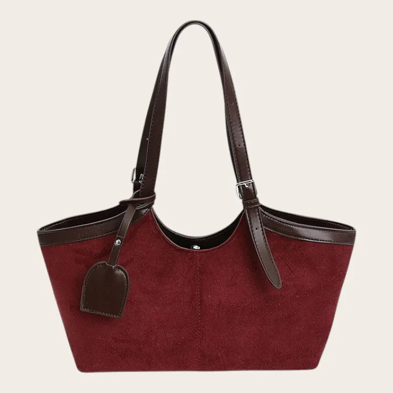 Petit sac cabas en suédine