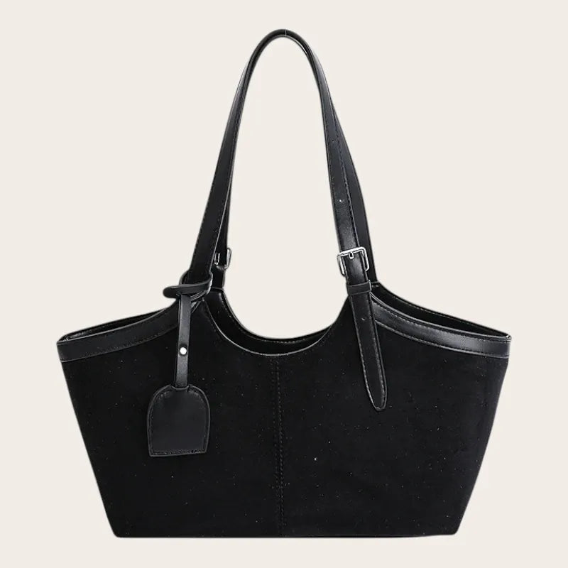Petit sac cabas en suédine