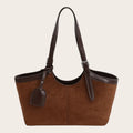 Petit sac cabas en suédine