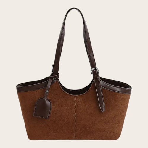 Petit sac cabas en suédine