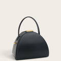 Petit sac dome cuir vegan Noir