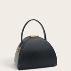 Petit sac dome cuir vegan Noir