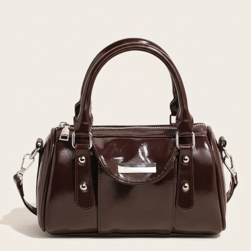 Petit sac main verni