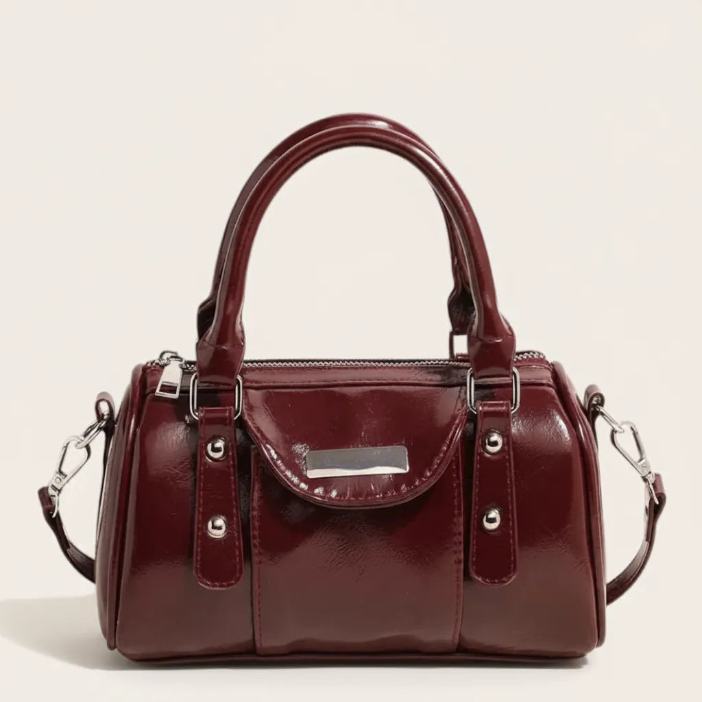 Petit sac main verni