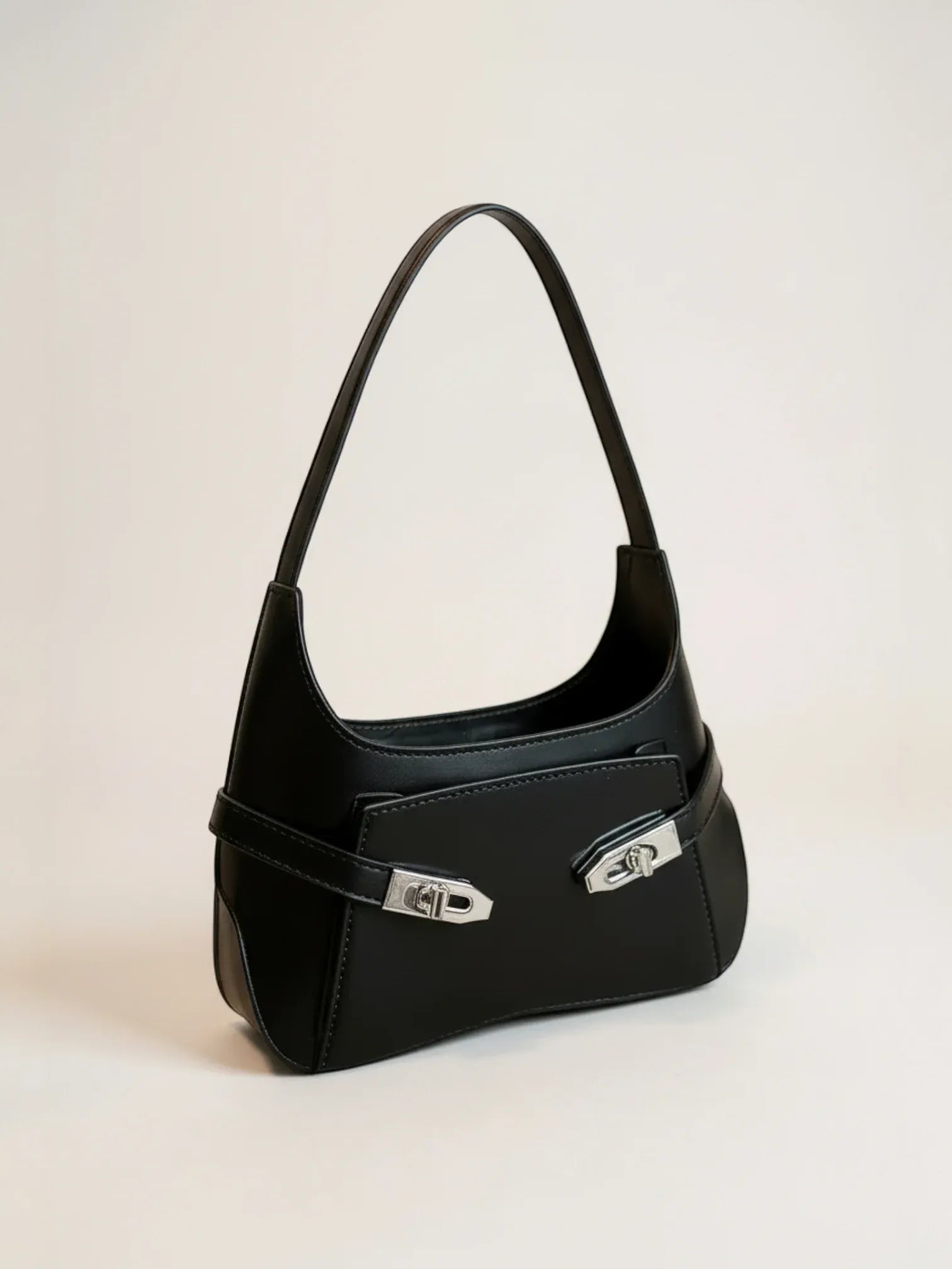 Petit sac seau structuré Noir