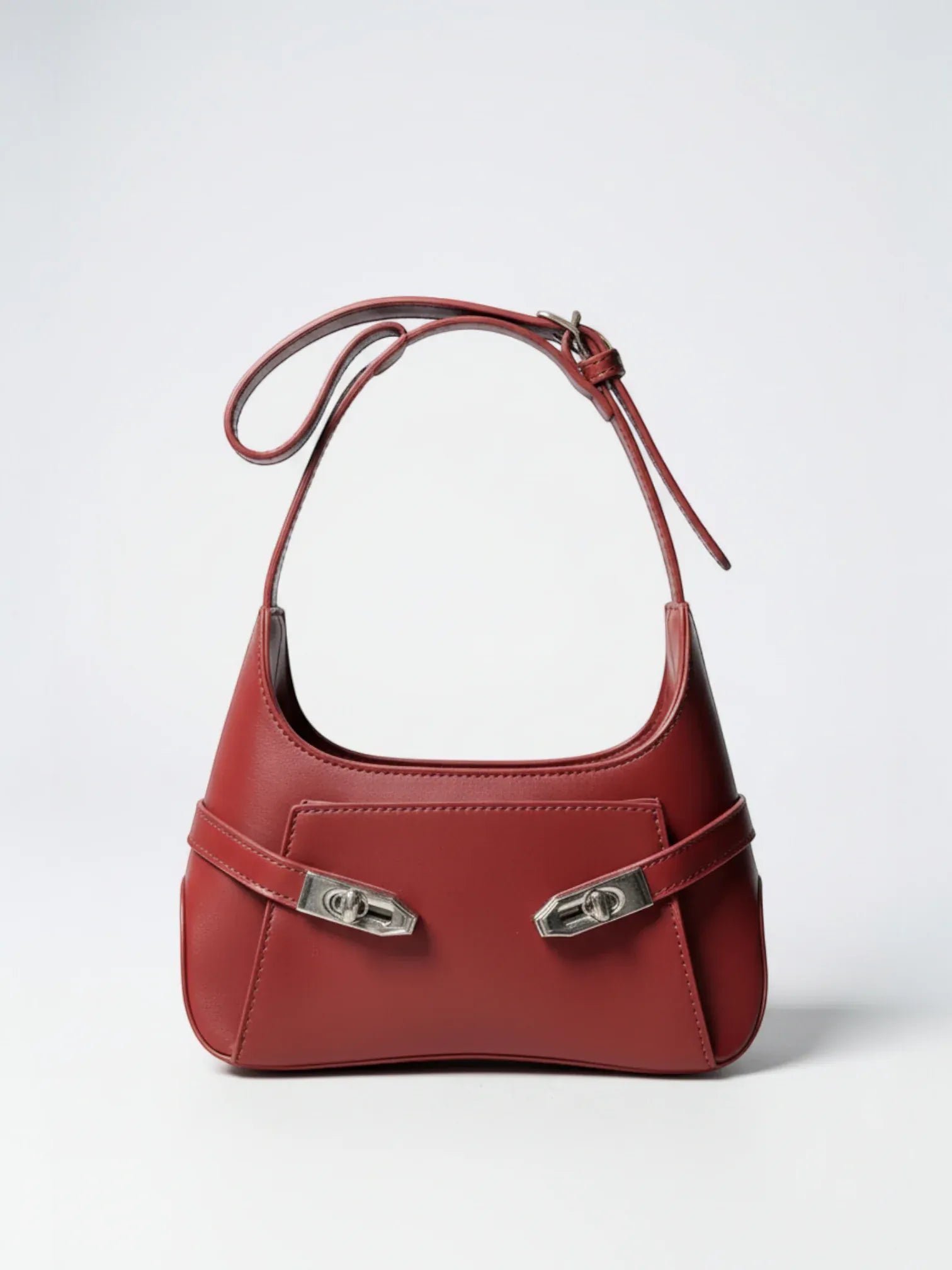 Petit sac seau structuré Rouge