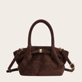 Petit sac velours structuré bandoulière