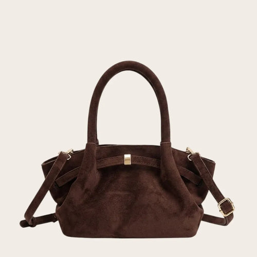 Petit sac velours structuré bandoulière