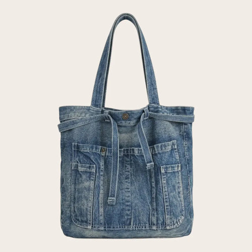 Petit tote bag en jeans