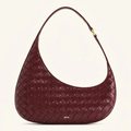 Pochette tressée métallisée intrecciato | Odmar