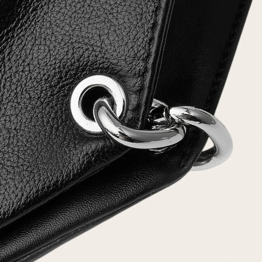 Sac a main baluchon cuir Noir