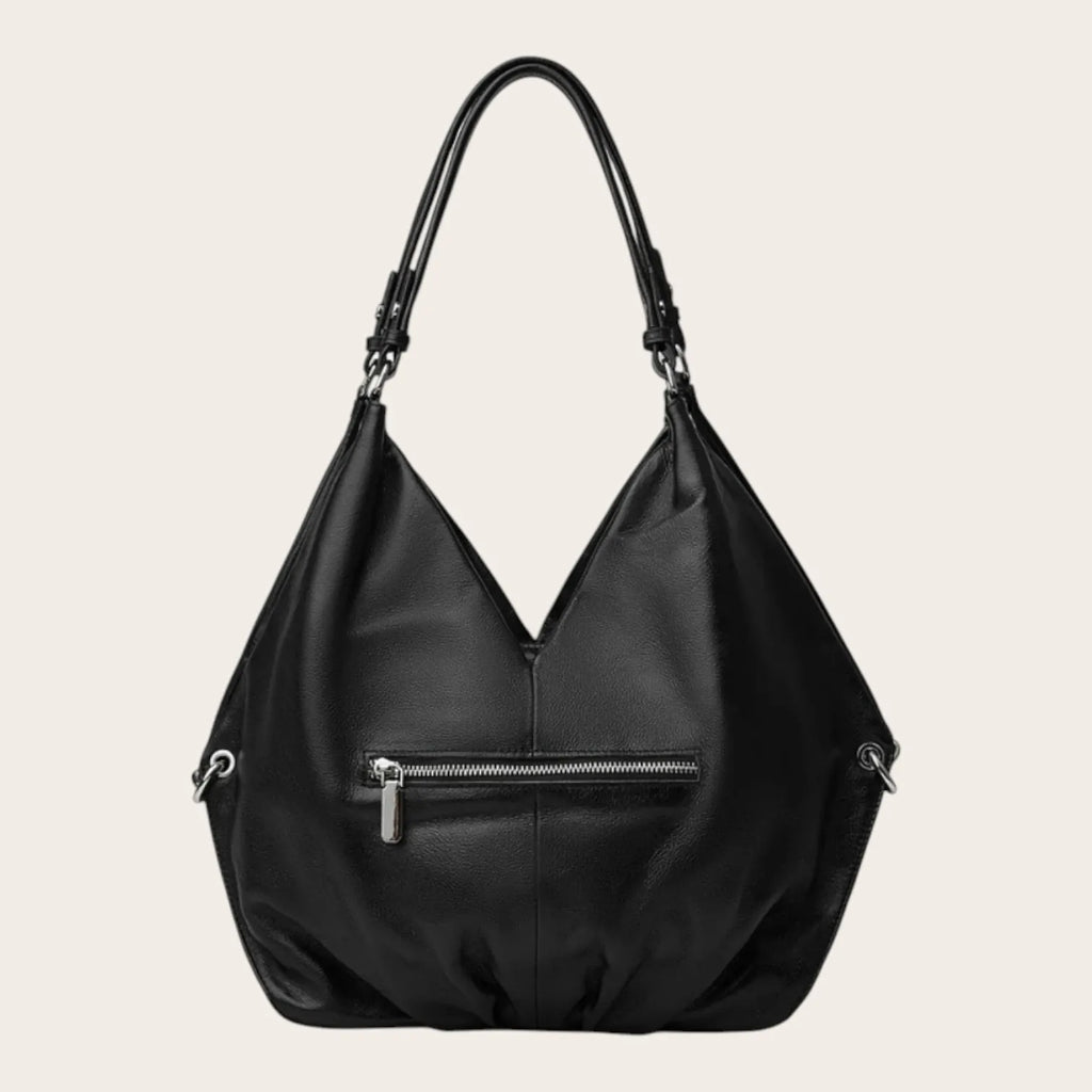 Sac a main baluchon cuir Noir