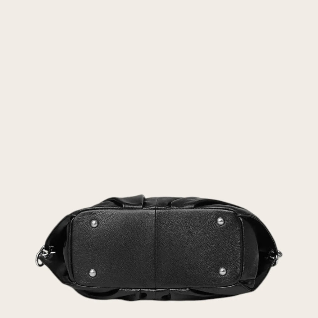 Sac a main baluchon cuir Noir