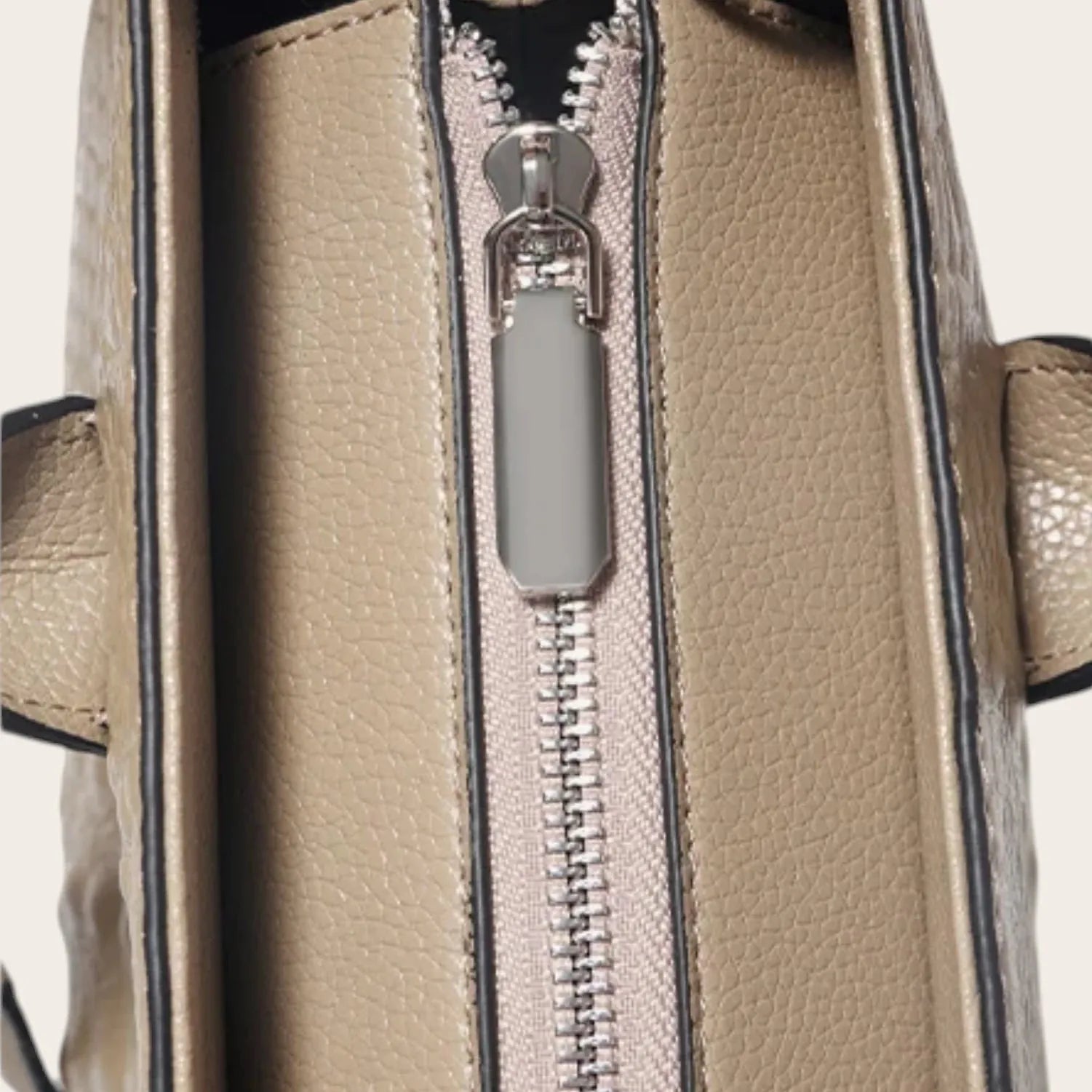 Sac a main croco structuré femme Khaki