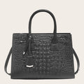 Sac a main croco structuré femme