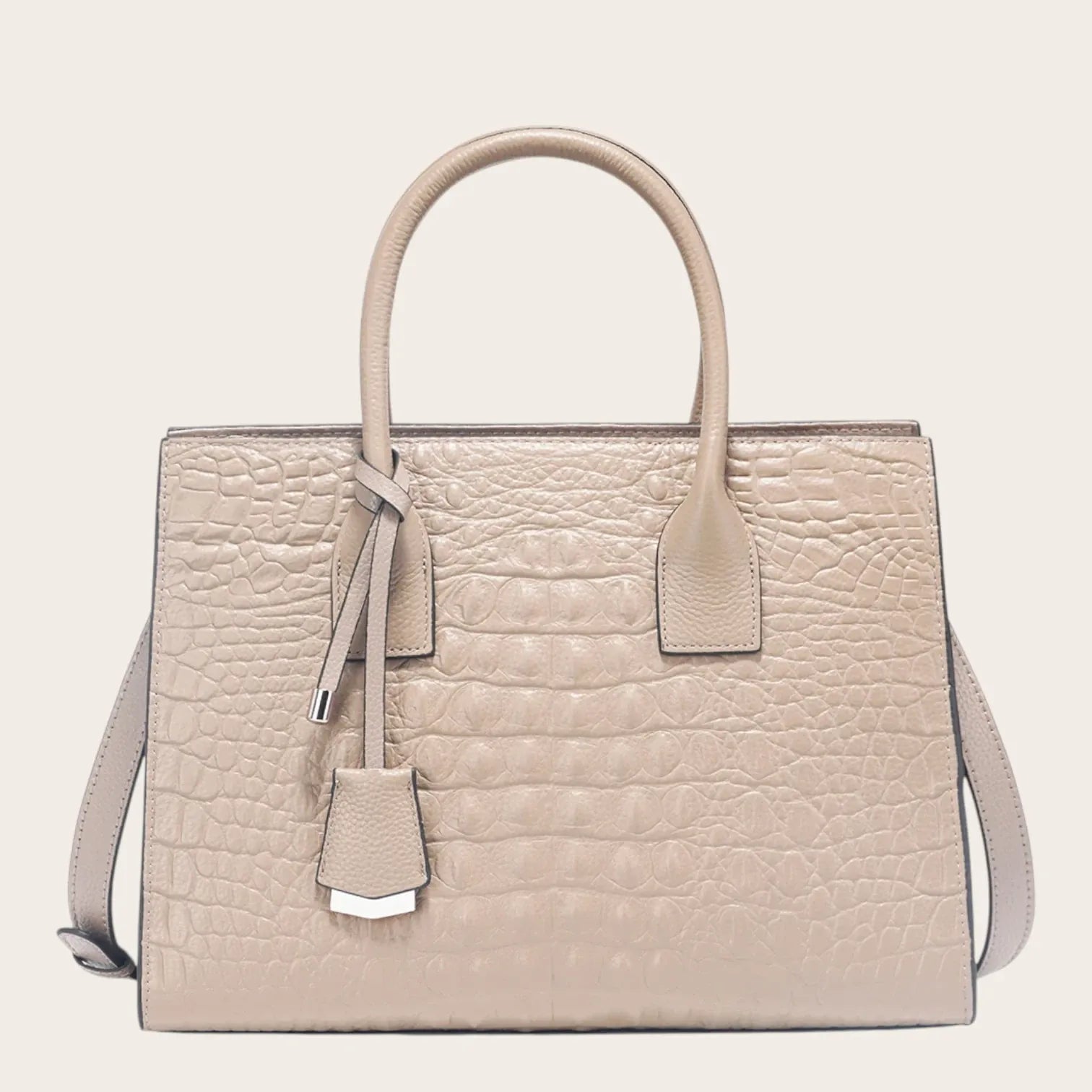 Sac a main croco structuré femme