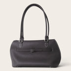 Sac a main cuir grainé classique Café