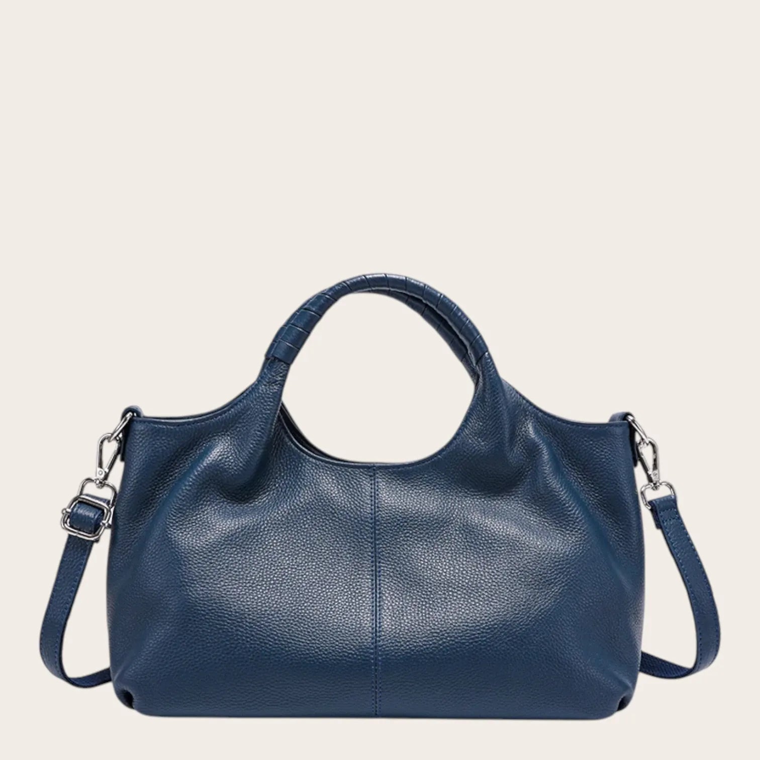 Sac a main design en cuir Bleu