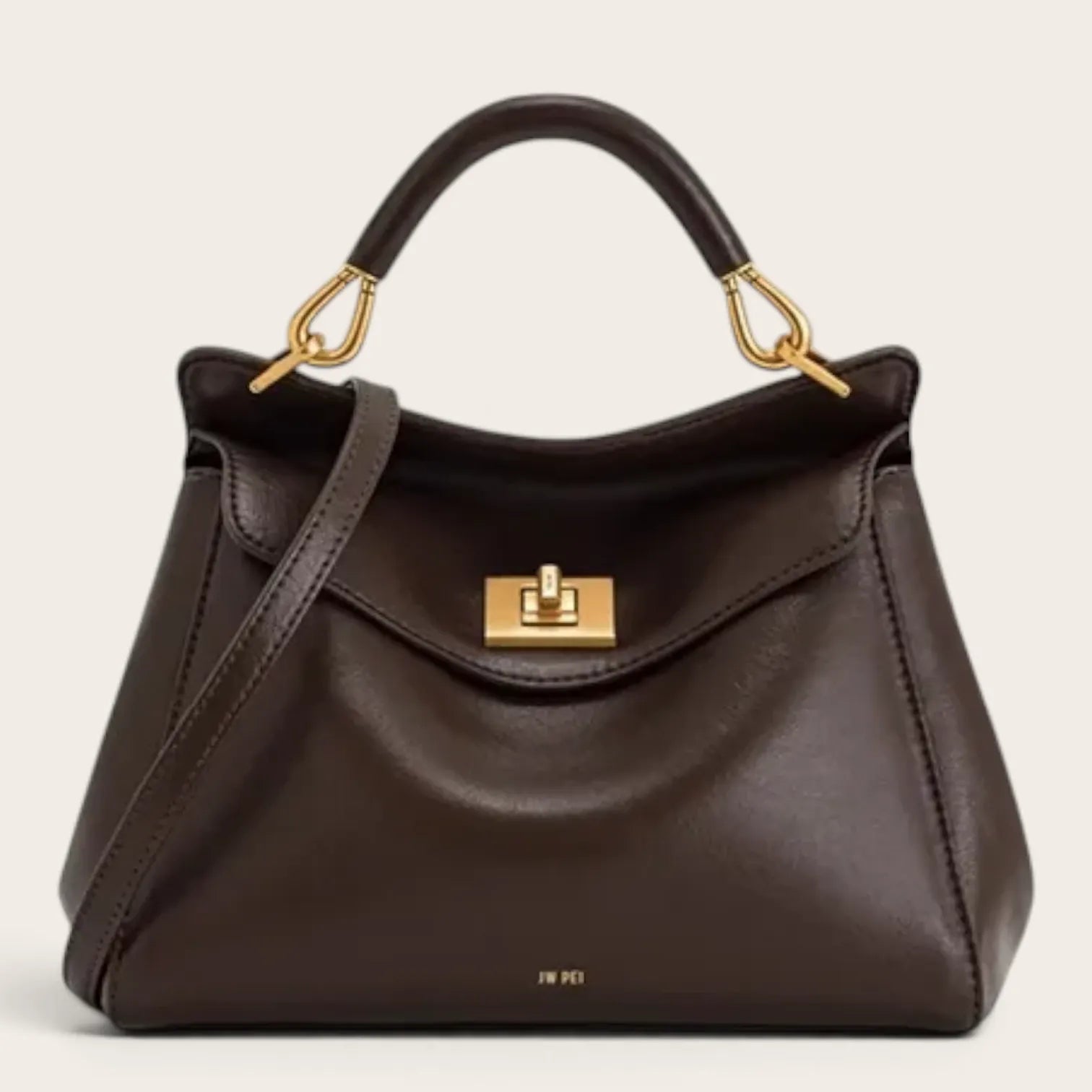 Sac a main en cuir lisse