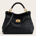 Sac a main en cuir tressé