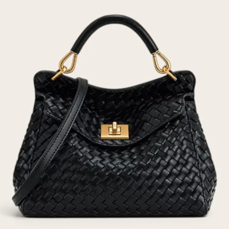 Sac a main en cuir tressé