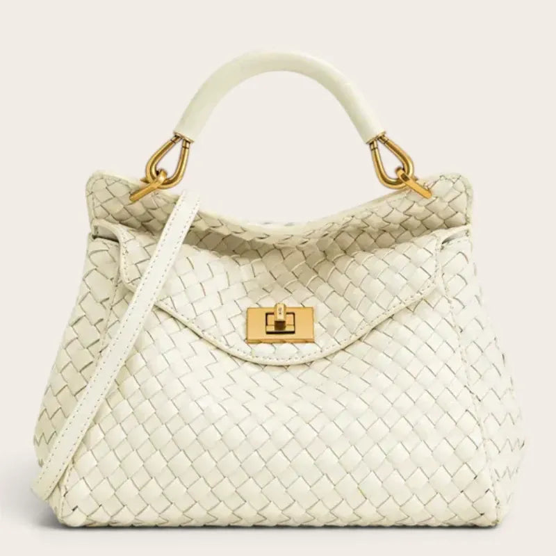 Sac a main en cuir tressé