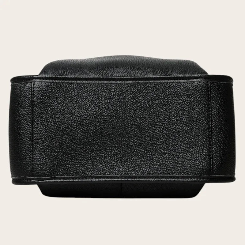 Sac a main en cuir vegan élégant Noir