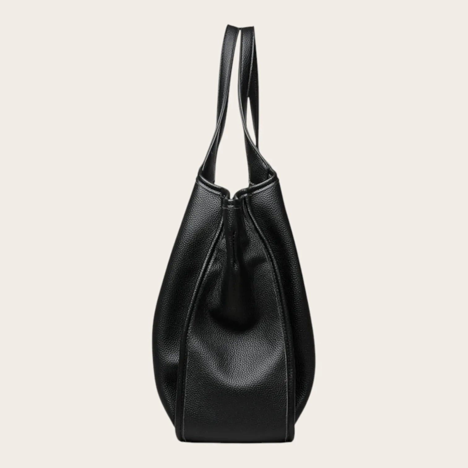 Sac a main en cuir vegan élégant Noir