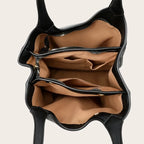 Sac a main en cuir vegan élégant Noir