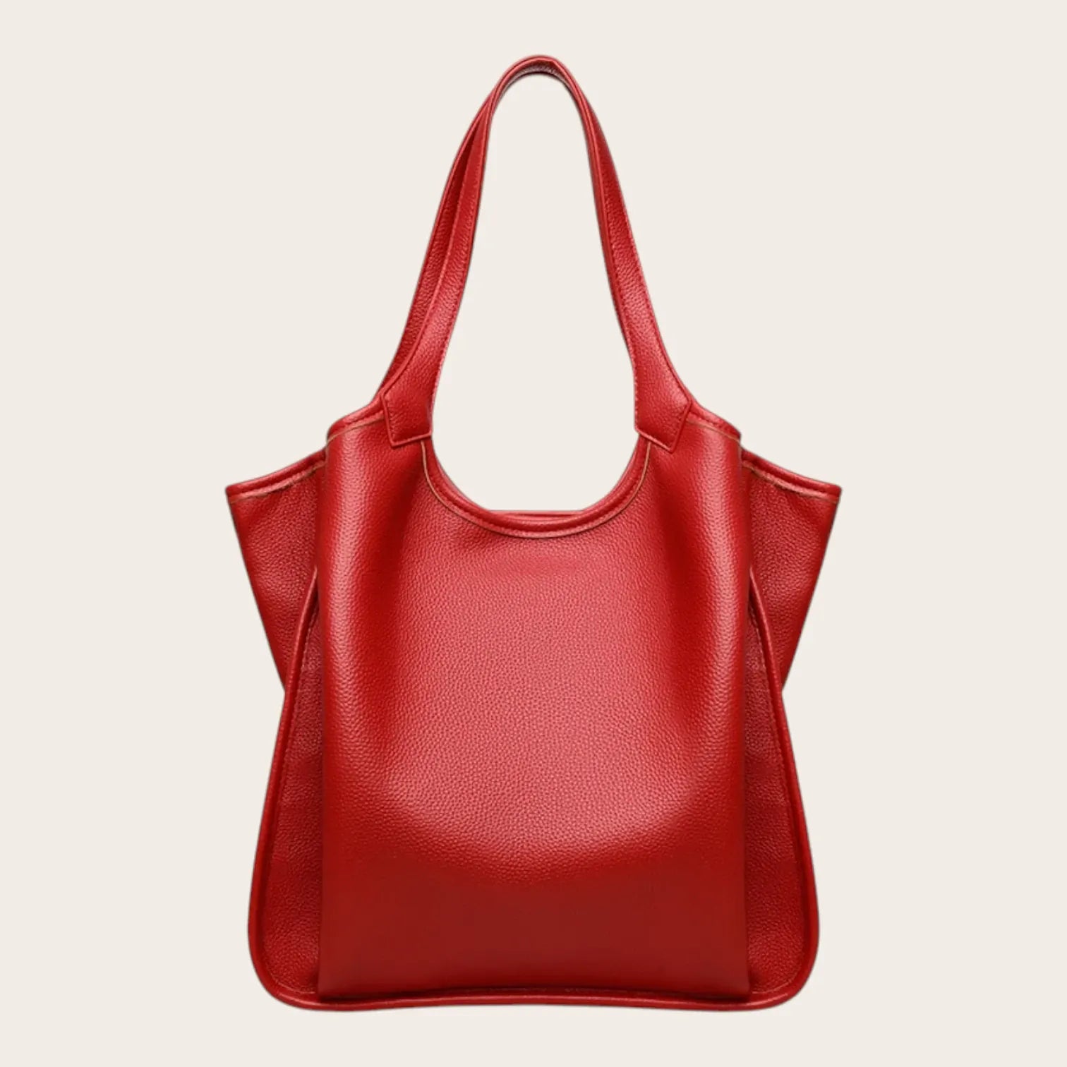 Sac a main en cuir vegan élégant Rouge