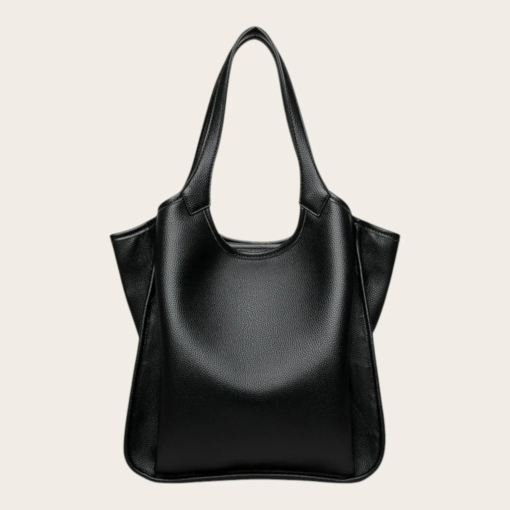 Sac a main en cuir vegan élégant Noir