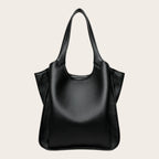 Sac a main en cuir vegan élégant Noir