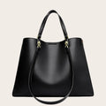 Sac a main en cuir vegan serpentin Noir