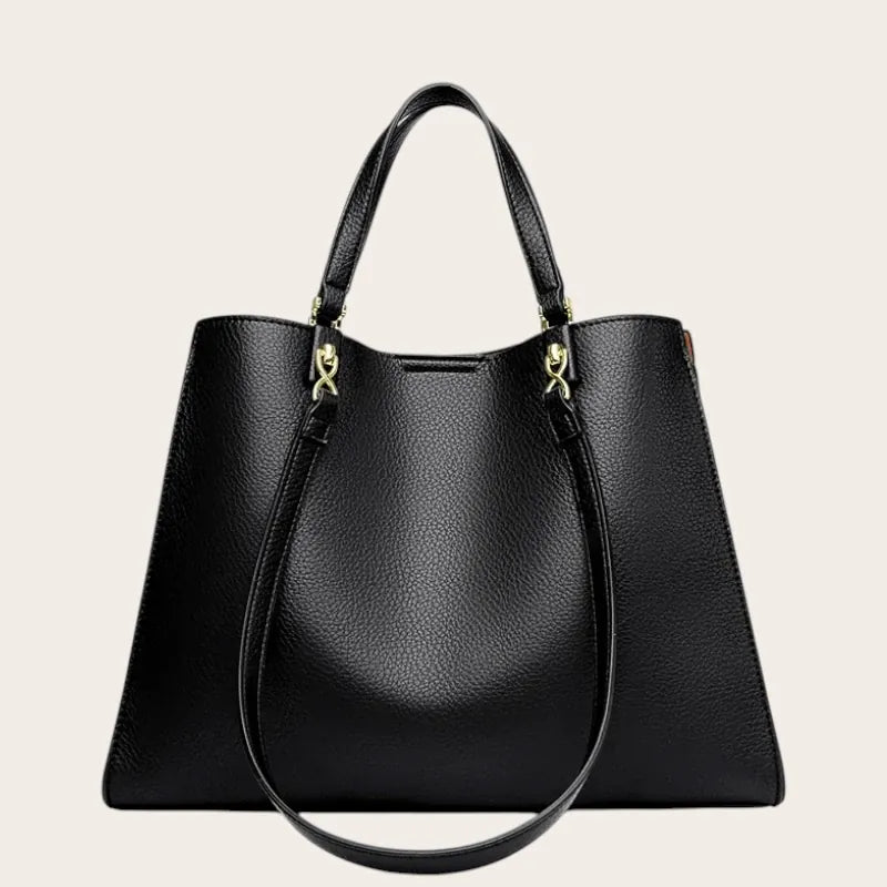 Sac a main en cuir vegan serpentin Noir