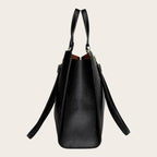 Sac a main en cuir vegan serpentin Noir