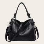 Sac a main patchwork cuir vegan Noir